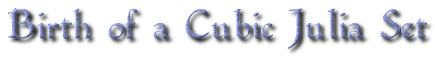 Birth of a Cubic Julia Set