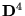 $ \mathrm{\mathbf{D}}^4$