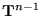 $ \mathrm{\mathbf{T}}^{n-1}$