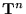 $ \mathrm{\mathbf{T}}^{n}$