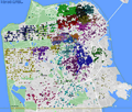 San Francisco neighborhood map